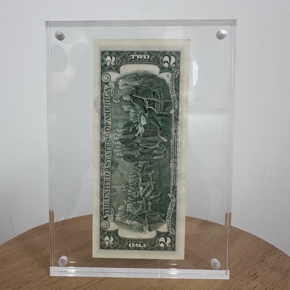 Custom Hand Painted Pokémon Art 2 Dollar Bill - 1 of 1 - Picture 3 of 3